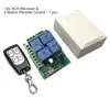 FUNSHION – interrupteur télécommande sans fil universel 433 Mhz, Module récepteur relais RF 4 CH + télécommande émetteur 433 Mhz, à monter soi-même ► Photo 3/6