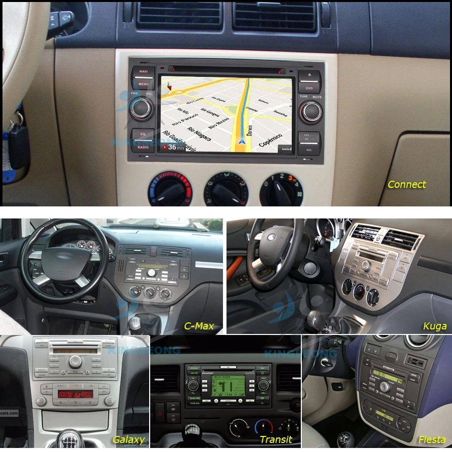 Excellent Android 8.0 DAB+Autoradio Car Multimedia Player GPS CD OBD Radio DTV-IN WiFi Sat Navi for Ford Focus Mondeo Fusion C-Max S-Max 1