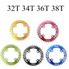 VXM Bicycle Crank&Chainwheel 96BCD 32T/34T/36T/38T Round Narrow Wide Chain ring MTB Road Bike Crankset Chainwheel Bicycle Parts ► Photo 3/6