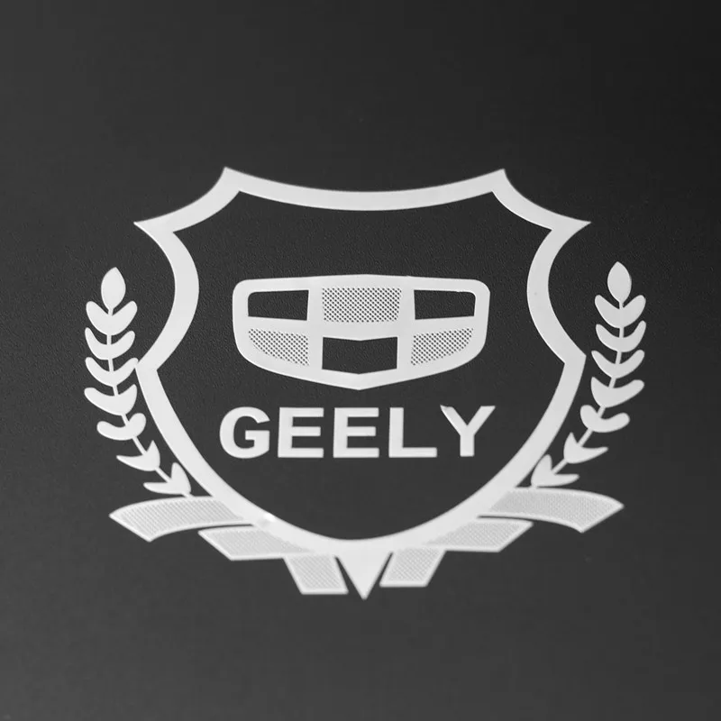2 шт. металлические 3d наклейки на автомобиль Geely Emgrand Ec7 7 Ec8 X7 Fc Panda Gc7 SX7|Наклейки