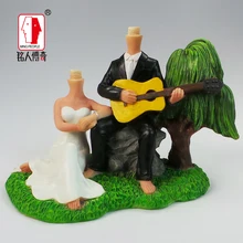 Wedding Cake Topper wedding gift custom avatar personality custom real doll custom clay dolls fixed resin body SR019