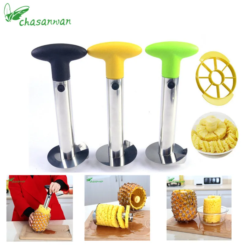 Stainless Kitchen Accessories Tools Steel Pineapple Peeling Machine