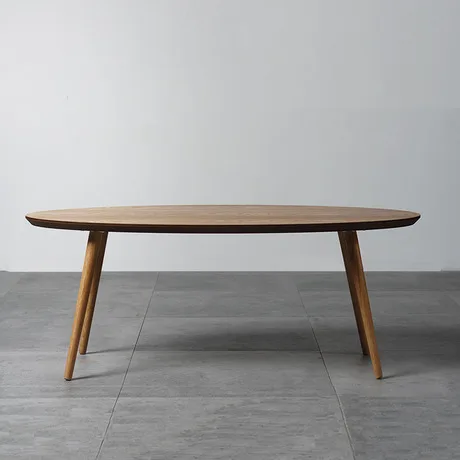 Кофе таблицы Гостиная мебель домашняя мебель твердой древесины овальный стол чайный столик basse минималистский диван столик 120*59*44 см