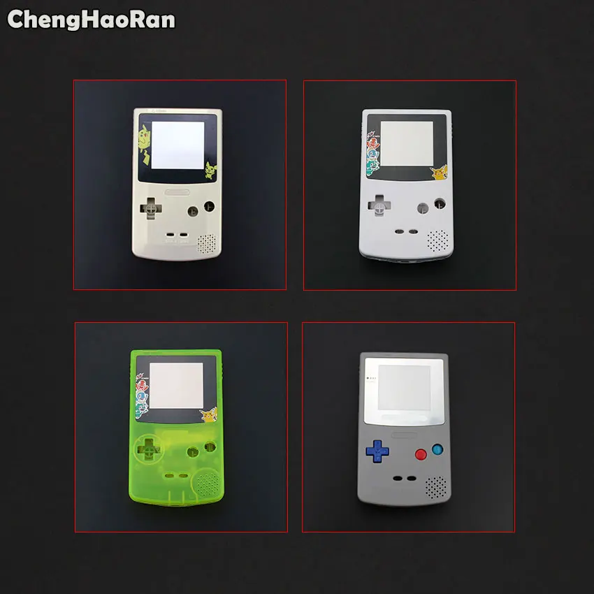 

ChengHaoRan Gold White For GBC Housing Limited Version For Nintendo GameBoy Color Replacement Housing Shell Case