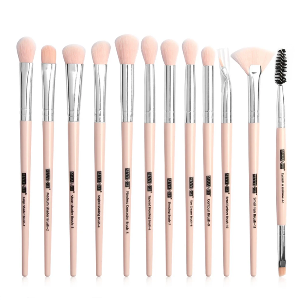 

12pcs Makeup Brushes Set Eye Shadow Foundation Powder Eyeliner Eyelash Lip Make Up Brush Blending Beauty Make Up Brush Maquiagem