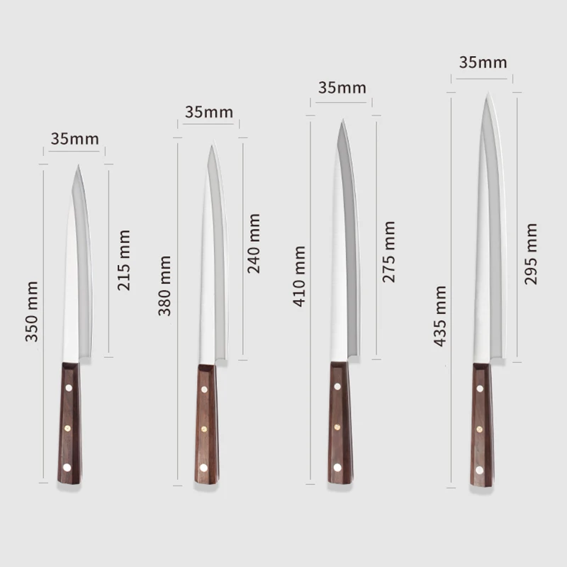 Кухонные ножи нож для сырой рыбы японский Santoku Sashimi Filleting Chef нарезки мяса фрукты