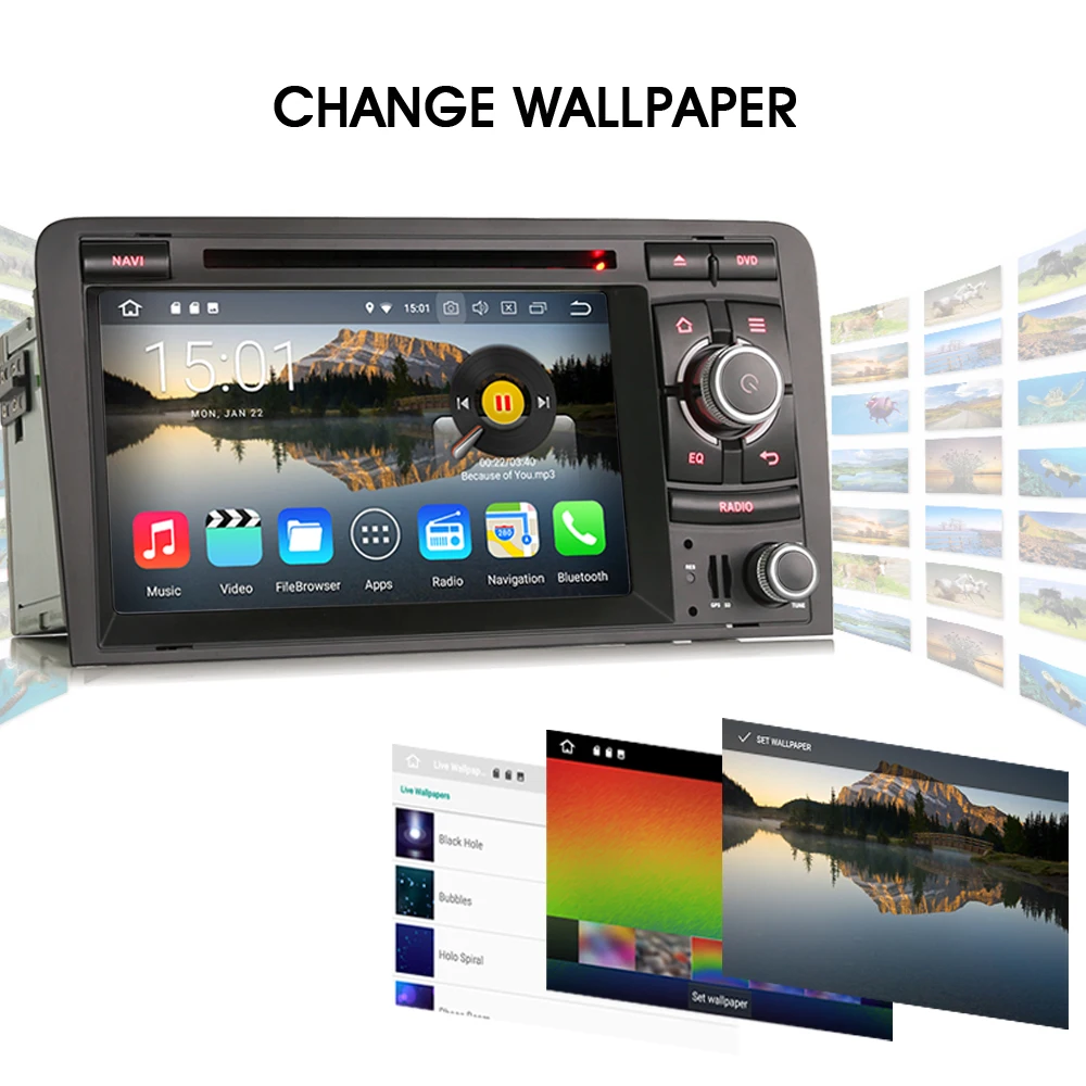 Android 8,0 DAB+ СБ Navi Wi-Fi 3g DVR CD RDS OBD DTV-IN головное устройство BT радио автомобиль gps навигации плеер для автомобиля AUDI A3 S3 RS3 RNSE-PU