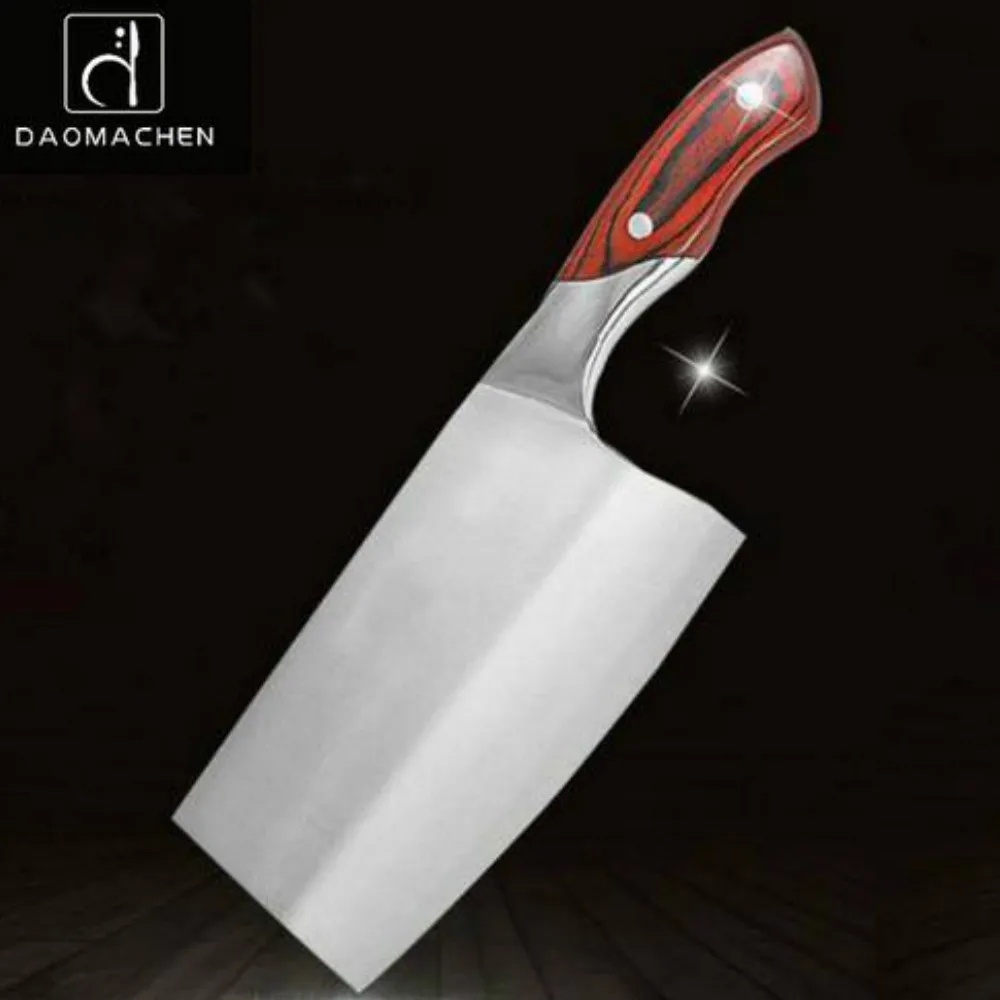 DAOMACHEN 4CR13 нож из нержавеющей стали, нож для резки костей, мяса, овощей, двойного назначения, кухонный нож, нож для нарезки
