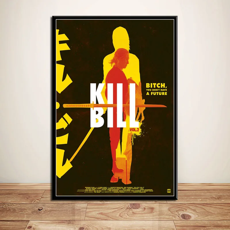 P255 Kill Bill Uma Thurman Quentin Tarantino Классическая серия фильмов винтажная художественная