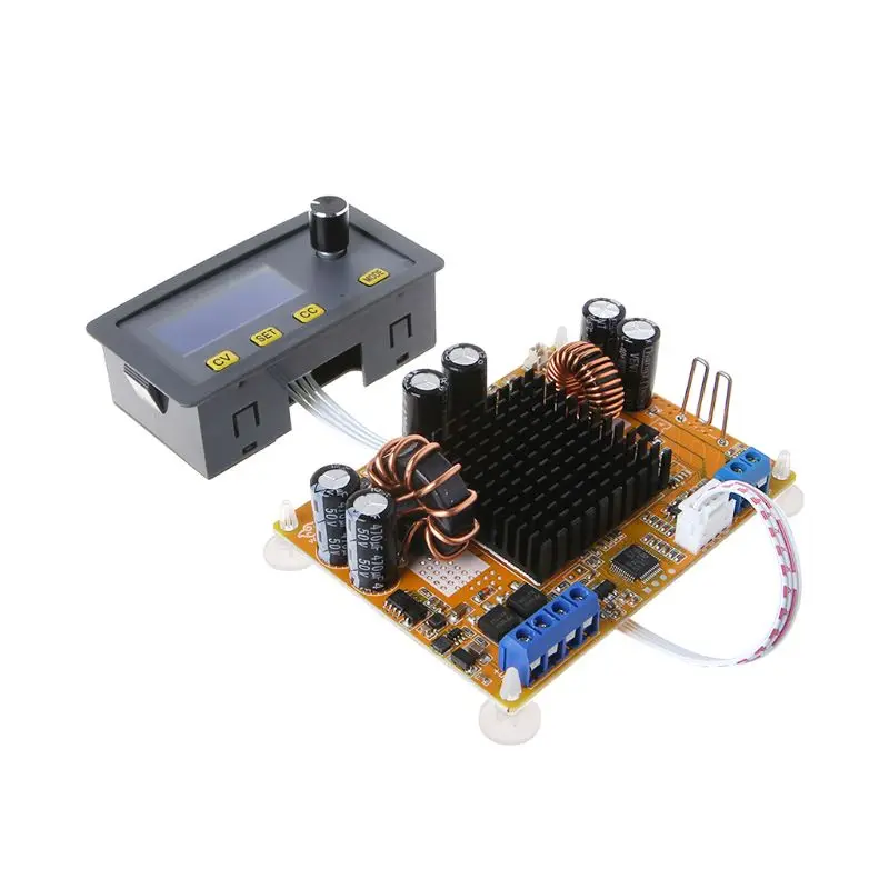 

DC-to-DC Power Converter Adjustable Power Supply Module 5A Boost Module LCD Digital Automatic Step-up Step-down Voltage Module