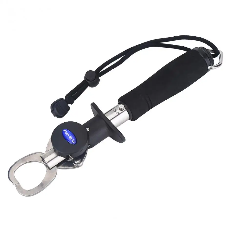 Fishing Tool 15kg/33LB Weigh Fishing Gripper with Scale Ruler Portable