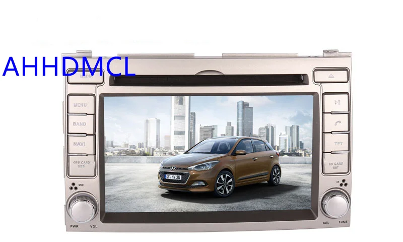 Sale AHHDMCL Car Multimedia Player DVD Radio Stereo Audio Navigation For Hyundai i20 2008 2009 2010 2011 2012 2013 2014 2015 20162017 5