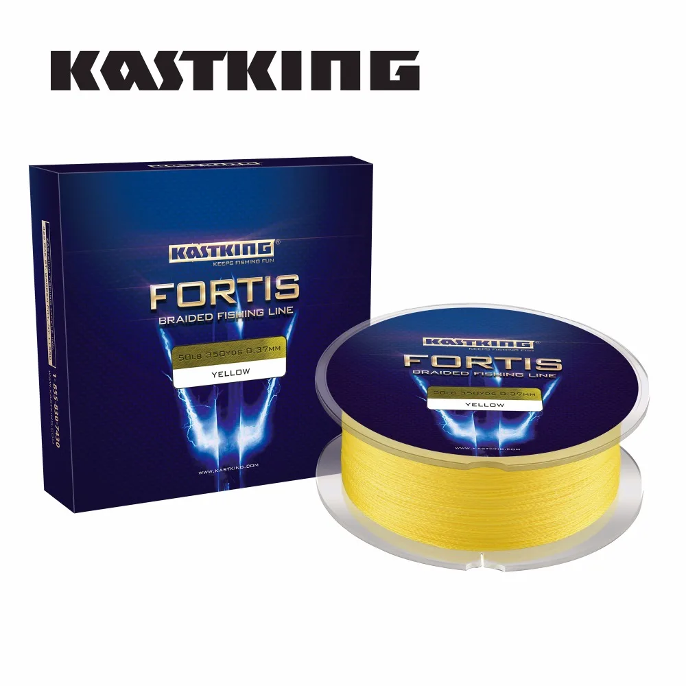 KastKing Fortis серия 320 м 4 нити Multifilament леска супер сильная PE цвета 8 80LB плетеная леска|line