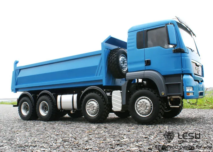 man tgs 8x8 dump truck rc