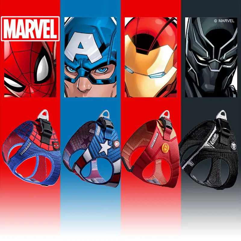 

Petkit Marvel Soft Cat Dog Vest Harness Reflective Adjustable Puppy Pet Padded Dog Harness For Small Medium Dogs Cats Avengers