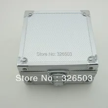 Один маленький алюминиевый сплав серебристо-белый корпус коробка для тату машина пистолеты поставка TMC01-SW