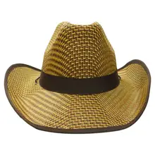 Ковбойская шляпа широкополая шляпа бейсболка для мужчин и женщин рыболовная шляпа ковбойская соломенная шляпа Повседневная летняя мужская и женская джаз шляпа от солнца