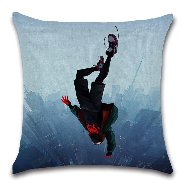 Movie Show Cartoon Cushion Cover Pillow Case Spider Man Decoration For Home Office Car Chair Seat Party Children S Bedroom Gift Cushion Cover Aliexpress
