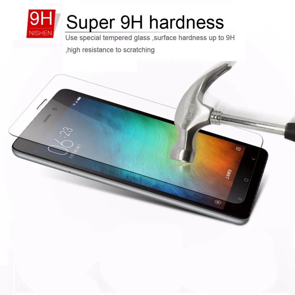 Screen Protector for Xiaomi Redmi 3 3S Pro Prime 0.26mm 2.5D Premium Tempered Glass Redmi3 S Phone Case Protective Cover | Мобильные
