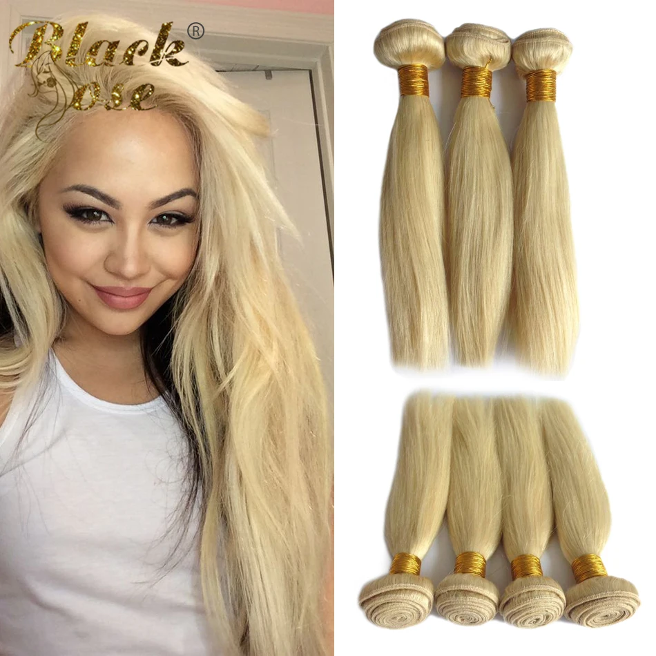 Cheap 613 Burmese Straight Blonde Virgin Hair 8A Unprocessed Virgin