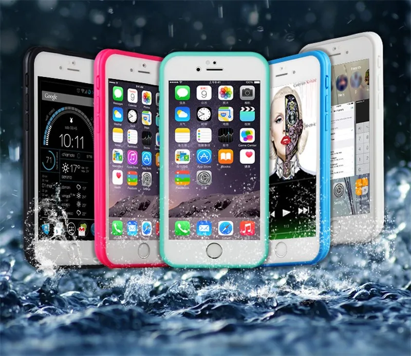 Shockproof TPU+PC Waterproof Screen Touch Phone Cover for iphone 6 (3)