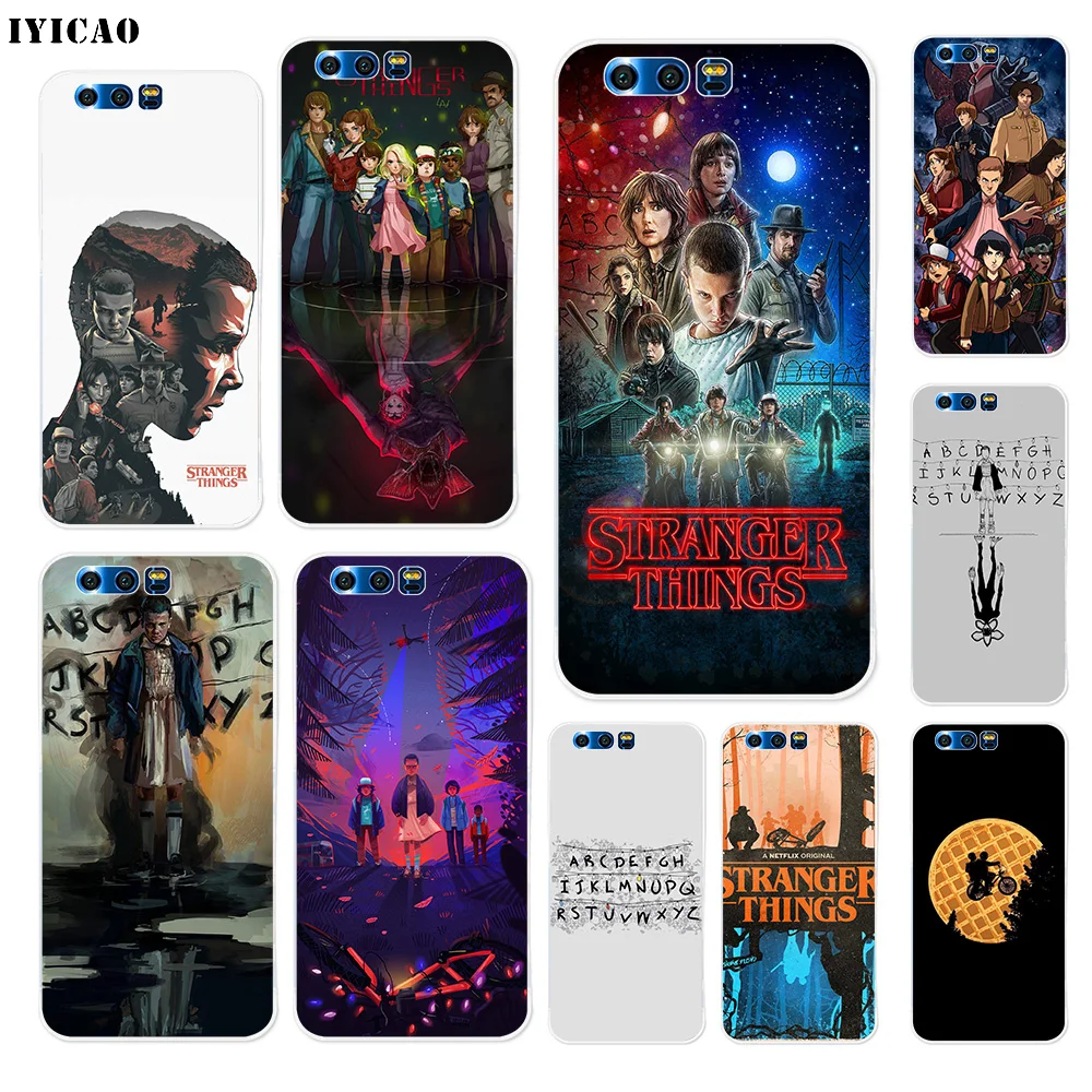 

IYICAO Stranger Things Soft Silicone Case for Huawei Y9 Y7 Y6 Prime 2018 Honor 8C 8X 8 9 10 Lite 7X 7C 6A 7A Pro Cover