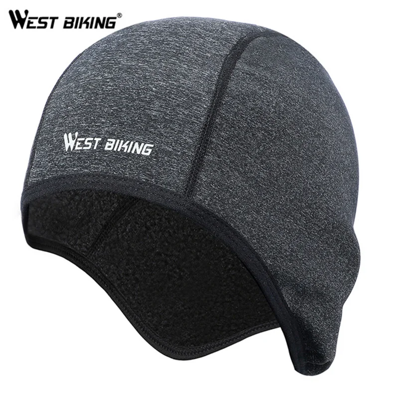 WEST BIKING Cycling Caps Winter Warm Fleece Hats Thermal Bicycle Cap