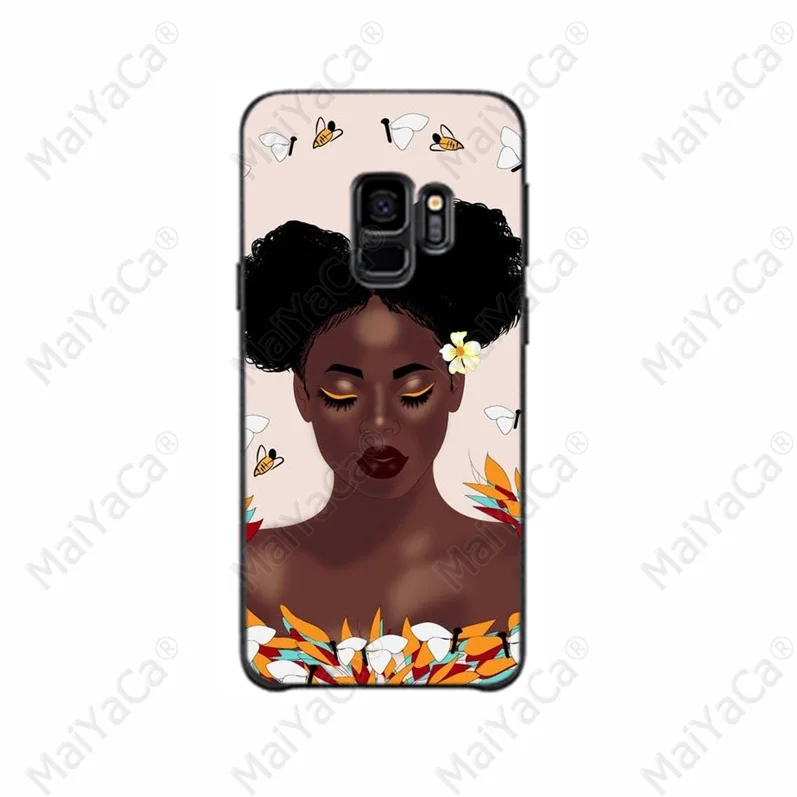 Colorful art african girl