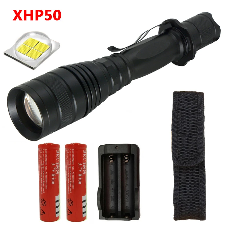 Litwod Z20P75 CREE XHP70.2 чип 32000лм конвой объектив xlamp 18650 Мощный тактический светодиодный фонарик zoom cree xhp50 фонарь - Испускаемый цвет: Option B