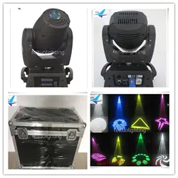 Y-Бесплатная доставка 2 предмета Дискотека гобо свет 90 Вт spot led перемещение головы Лира свет Spot LED с кейс