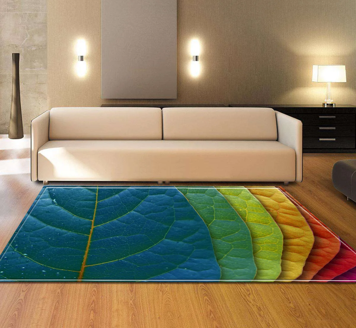 Buy Zeegle Colorful Area Rug For Living Room Flannel