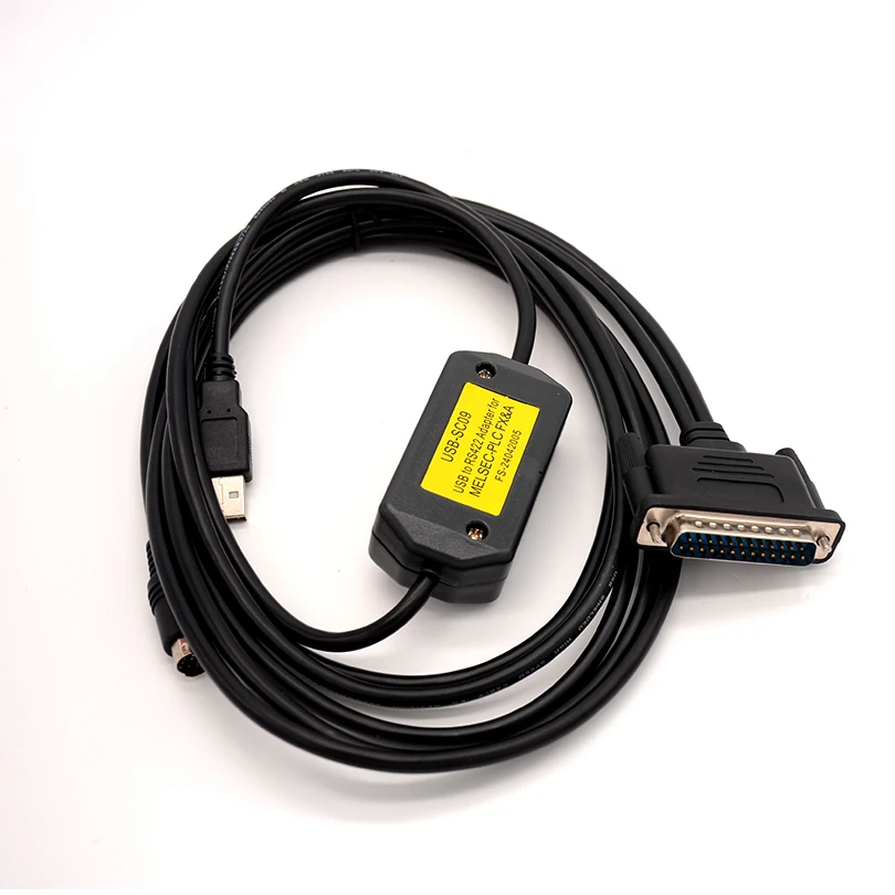MELSEC PLC Programming Cable FX Series USB to RS422 Adapter BlastCase Replacement for PLC Cable USB-SC09 Mitsubishi A Series MELSEC PLC Programming Cable FX Series USB to RS422 Adapter BlastCase Replacement for PLC Cable USB-SC09 Mitsubishi A Series