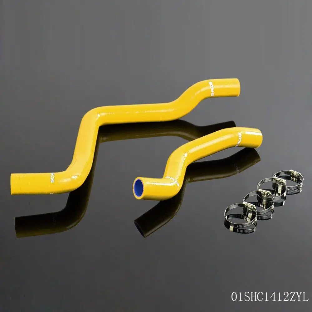 

04-12 For MITSUBISHI GALANT GRUNDER 2.4L 4G69 SOHC Silicone Radiator Hose Kit Yellow