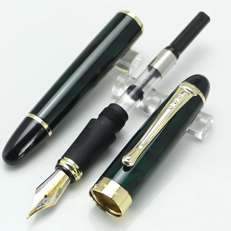 JINHAO X450 авторучка Iraurita Золотой ручки с зажимом caneta Бизнес ручка для письма 18 КГП чернильная ручка NIB канцелярские принадлежности