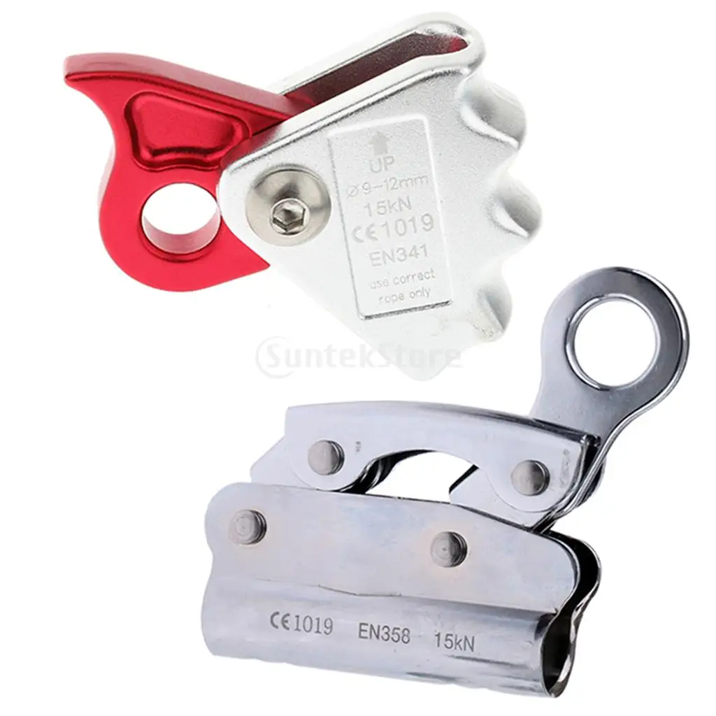2PCS Mountaineering Tree Arborist Rock Climbing Rope Grab Protecta Gear Outdoor Sports Hardware