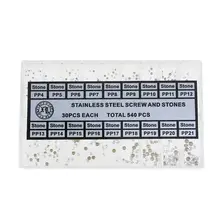 Часы из нержавеющей стали винты и запчасти для часов камни стразы Декор часов ремонт часов часть