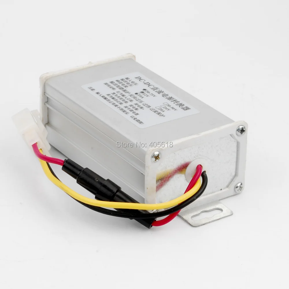 DC понижающий преобразователь напряжения регулятор 120 W/10A 84v(30-100 v) до 12V