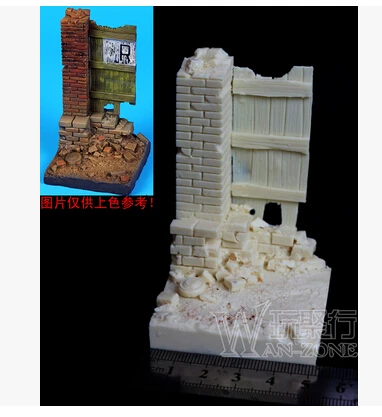 

1/35 WW2 soldier Scene model accessories WWII Resin Model of base 5cmx5cmx8cm