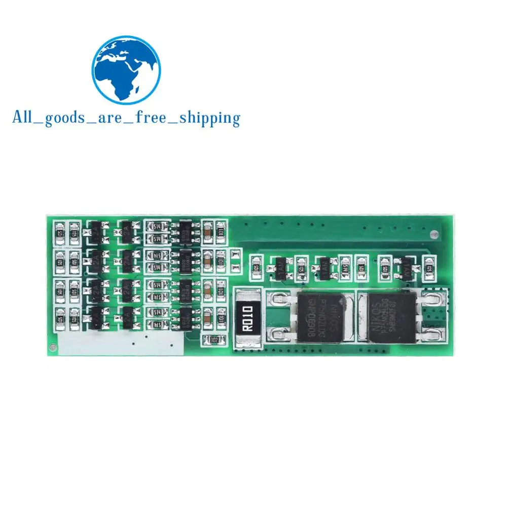 TZT 4S 8A полимерный литий-ионный аккумулятор Защитная плата для 4 последовательных 4 шт 3,7 литий-ионная зарядка защитный модуль BMS