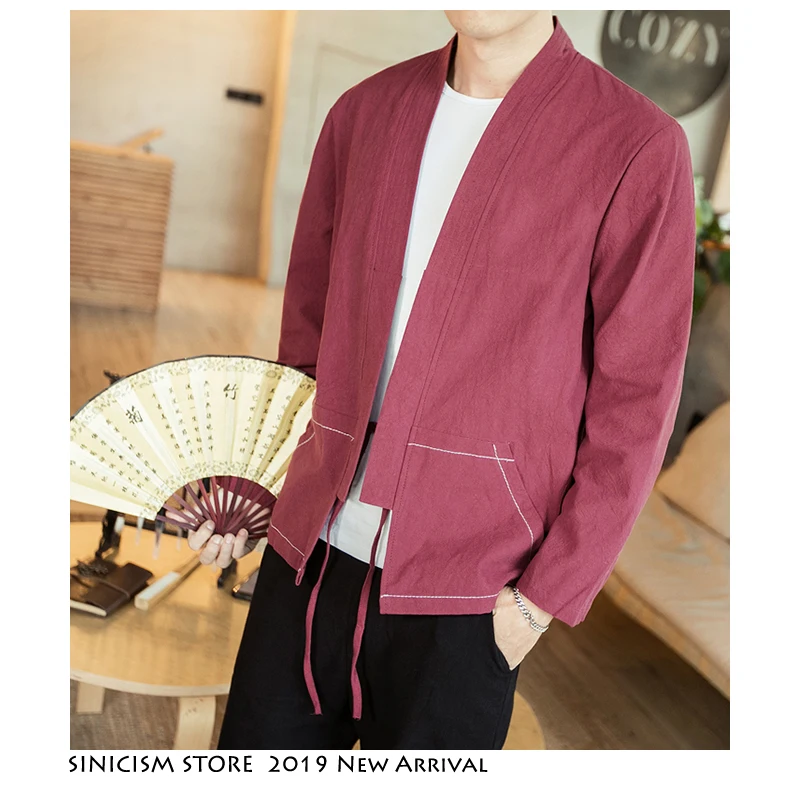 Sinicism Store patchwork vintage kimono Men 2019 Mens Streetwear Vintage Jackets Coats Male belt Windbreaker jackets Plus Size Sinicism Store patchwork vintage kimono Men 2019 Mens Streetwear Vintage Jackets Coats Male belt Windbreaker jackets Plus Size