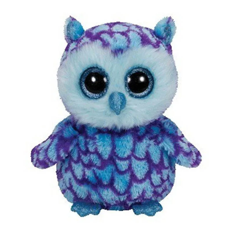 

TY Beanie Boos 15cm Oscar Blue Owl Dragon Lion Spider Turtle Dog Plush Toys Big Eyes Eyed Stuffed Animal Soft Toy Kids Gift