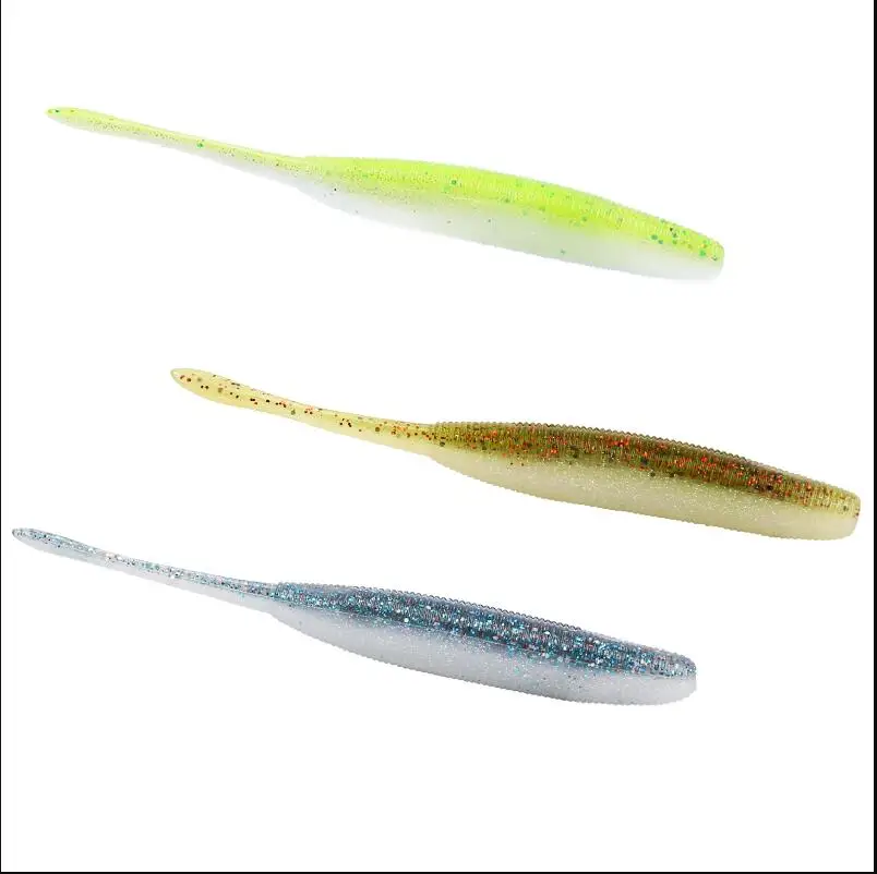

Trulinoya 6PCS rocking bug 120mm / 7.4g temptation soft tail way bait soft artificiais para pesca have salt soft baits Fishing
