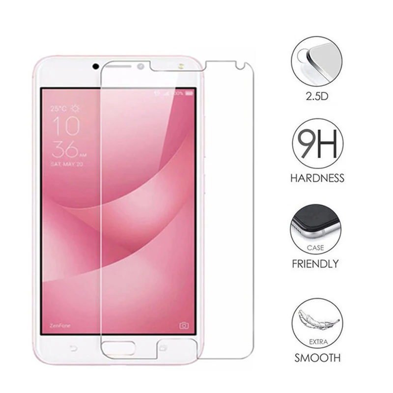 

2pcs For Tempered Glass Asus Zenfone 4 Max ZC554KL Screen Protector Protective Front Film For Asus Zenfone 4 Max ZC554KL Glass ^