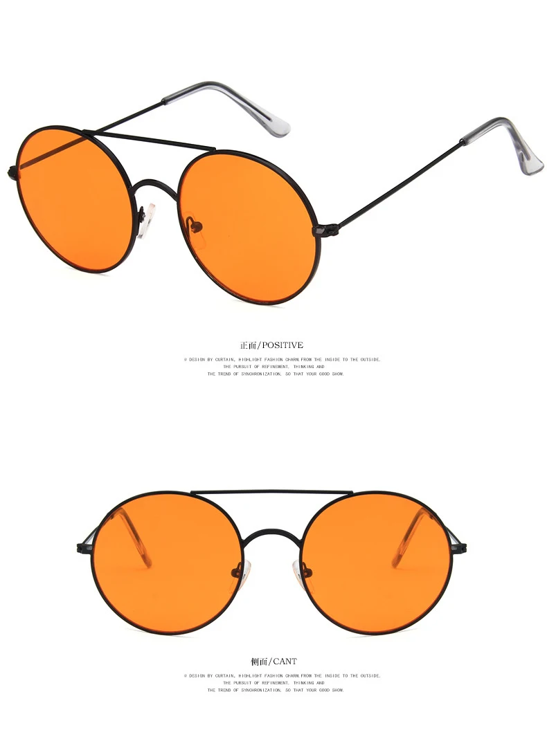 COOYOUNG винтажные металлические круглые солнцезащитные очки для женщин, черные, большие, красные солнцезащитные очки, оттенки, женские солнцезащитные очки, UV400