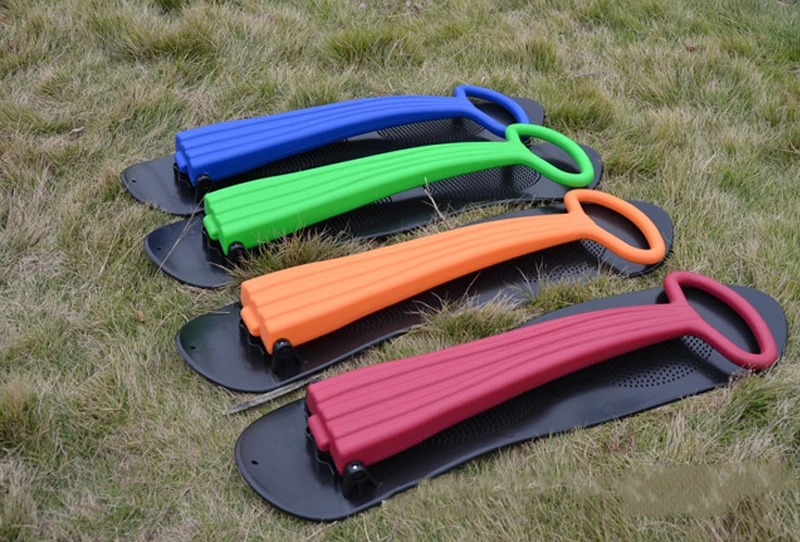 Plegable chico de esquí Snowboard esquí Scooter con mango de plástico de Skibob 2018 nuevo estilo gratis Snowboogie 92 cm