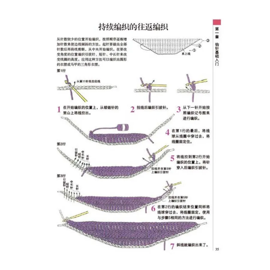 Крючком основные методы энциклопедия, полный графический в китайский издание