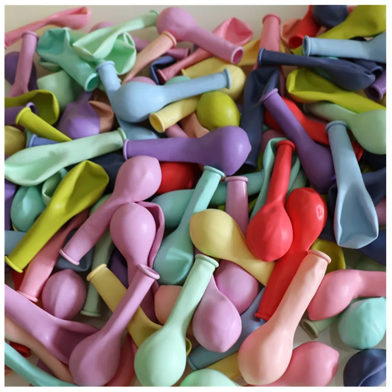 200 шт 5 дюймовые латексные шары в виде Макарон милые яркие цветные мини-воздушные шары для свадьбы, помолвки, дня рождения, фестиваля декора - Цвет: 200pcs Mix