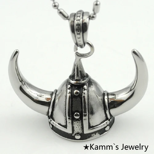 Единорог viking якорь мужчины амулет литье серебро Нержавеющая сталь кулон