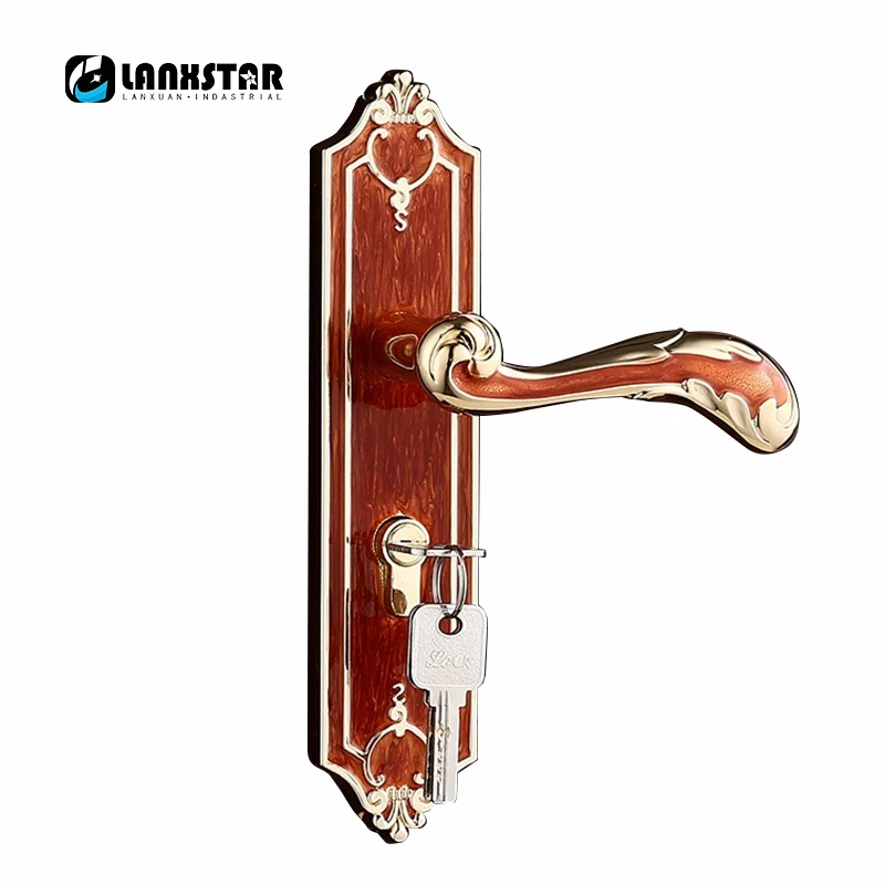 

Factory Supply High Quality Zinc Alloy Handle Lock Featured Material Quality Mechanical Locks Chamber Door-lock