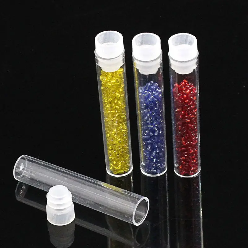 6.6*1.2cm Volume Plastic Sample Bottle Small Bottle Vial Storage